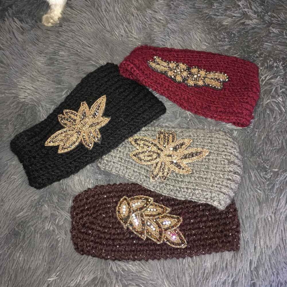4 winter headbands